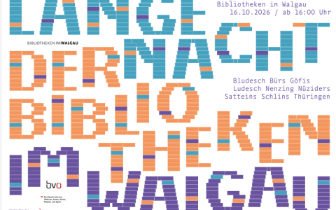 Lange Nacht der Bibliotheken im Walgau